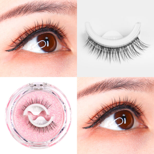 Reusable Self-Adhesive Faux Mink Eyelashes - Image 2