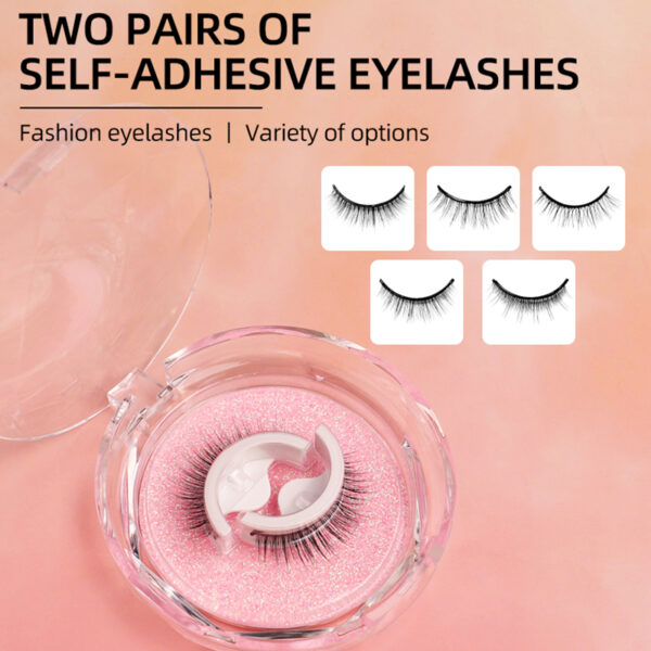 Reusable Self-Adhesive Faux Mink Eyelashes - Image 6