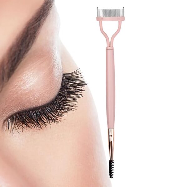 Foldable Steel Teeth Eyelash Brush - Image 2
