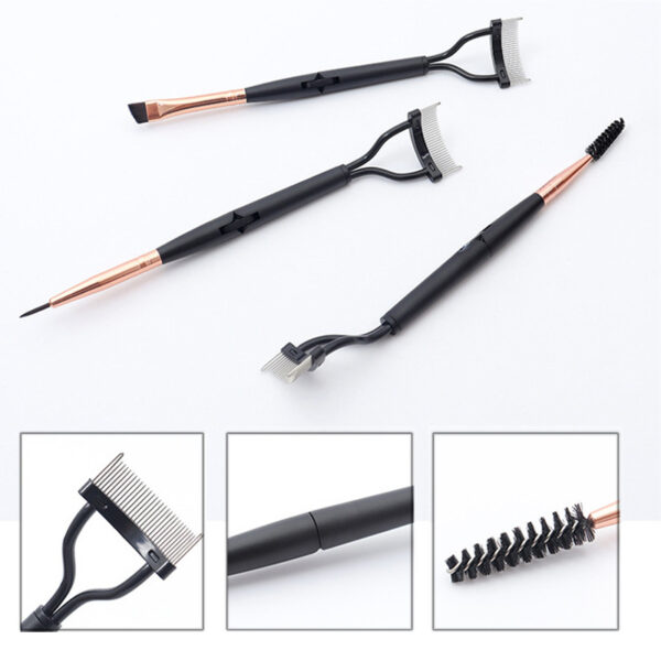 Foldable Steel Teeth Eyelash Brush - Image 4