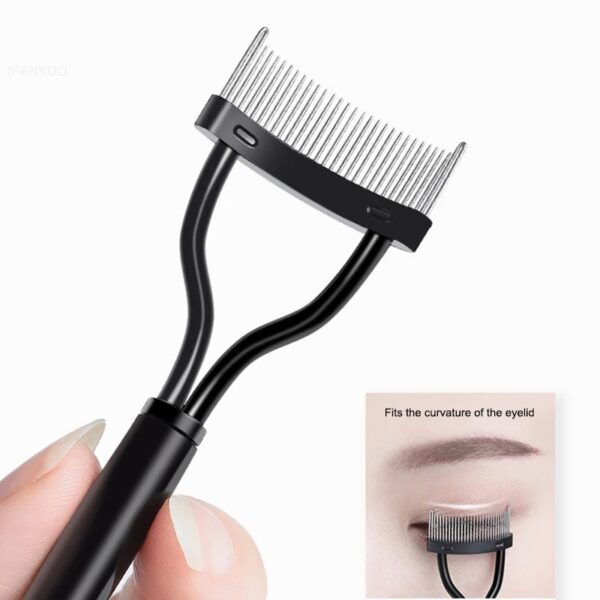 Foldable Steel Teeth Eyelash Brush - Image 6