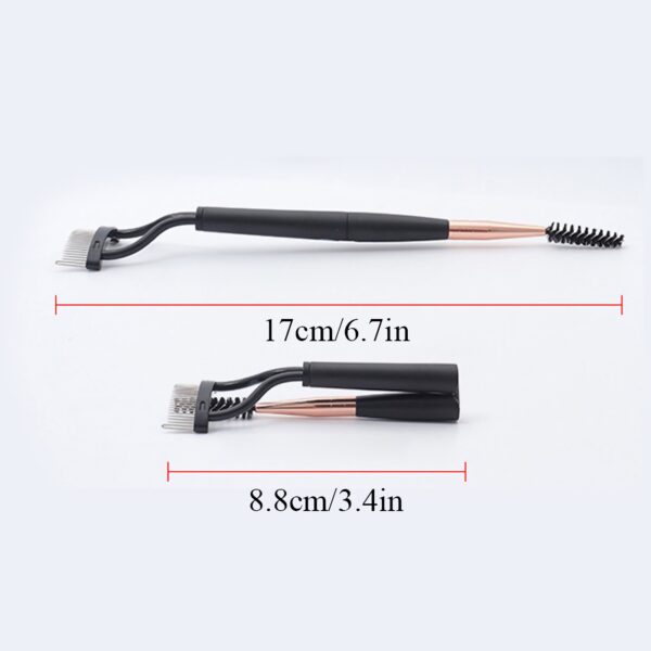 Foldable Steel Teeth Eyelash Brush - Image 8