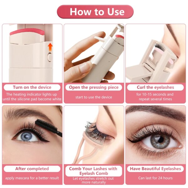 Electric Heated Eyelash Curler - Image 3
