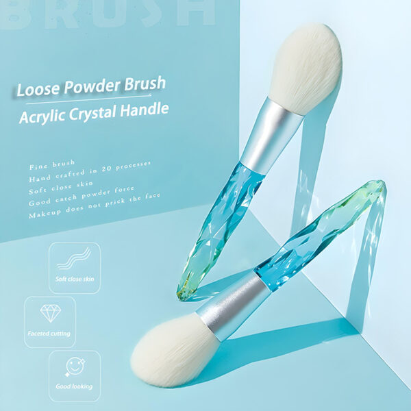 Crystal Handle Powder Makeup Brush - Image 2