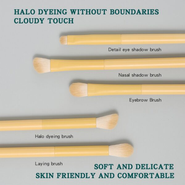 9-Piece Premium Makeup Brush Set - Image 5