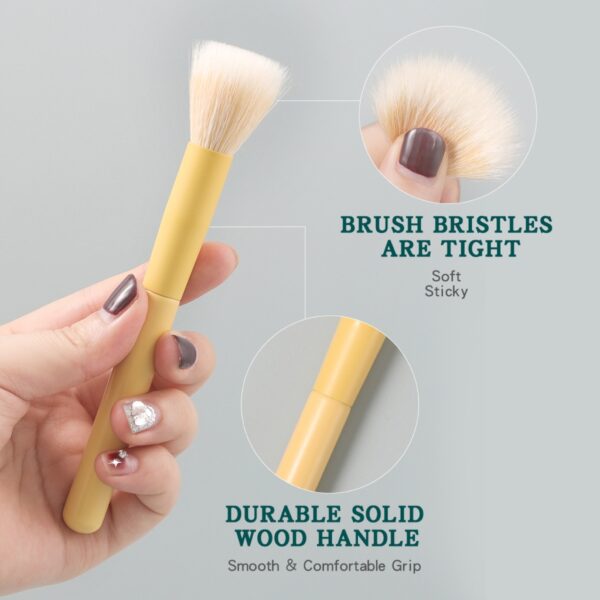 9-Piece Premium Makeup Brush Set - Image 4