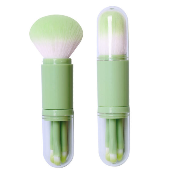 Telescopic 4 In 1 Portable Makeup Brushes Set - Image 6
