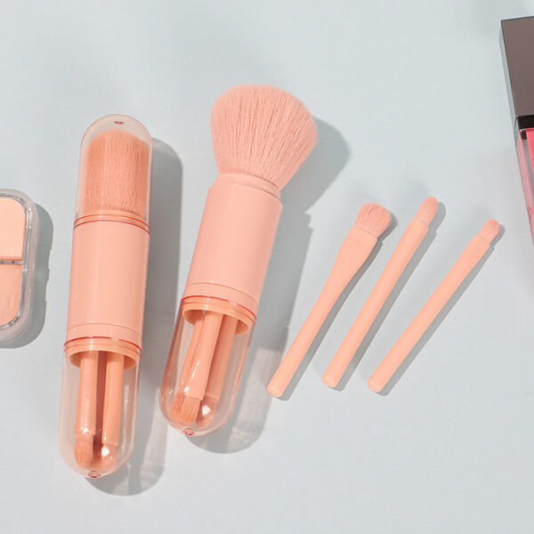 Telescopic 4 In 1 Portable Makeup Brushes Set - Image 2