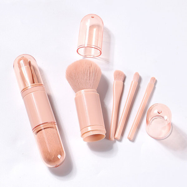 Telescopic 4 In 1 Portable Makeup Brushes Set - Image 4