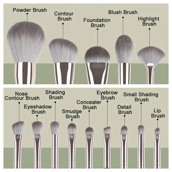 Soft Fluffy Makeup Brushes Set - Image 4