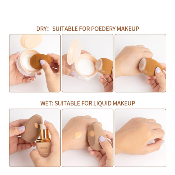 Professional Makeup Sponge Puff with Storage Bag - Image 3