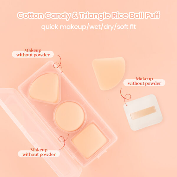 3-Shapes Makeup Sponge Set - Image 2