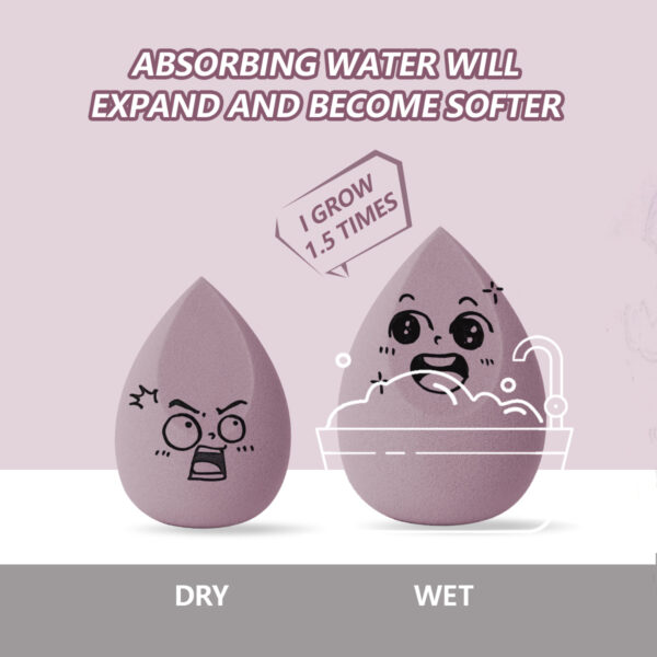 4-Piece Makeup Sponge Set - Image 4