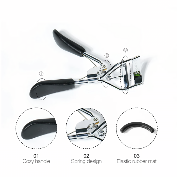 Professional Eyelash Curler with Silicone Pads - Image 4