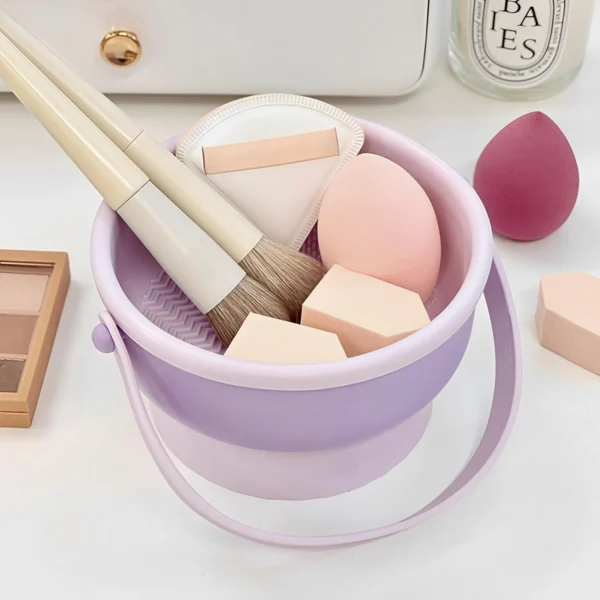 Silicone Makeup Brush Cleaner and Drying Bowl - Image 7