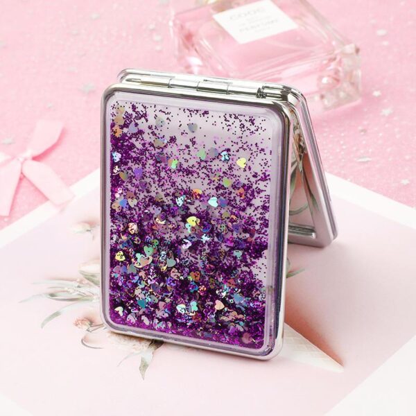 Flowing Sands Double-Sided Pocket Makeup Mirror - Image 5