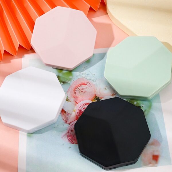 Double-Sided Mini Hexagon Makeup Mirror - Image 4
