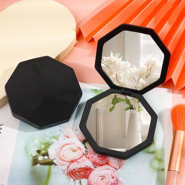 Double-Sided Mini Hexagon Makeup Mirror - Image 6