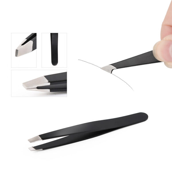 4Pcs/Set Professional Eyebrow Tweezers - Image 3