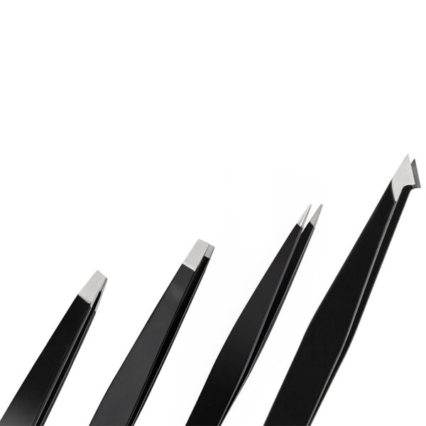 4Pcs/Set Professional Eyebrow Tweezers - Image 2