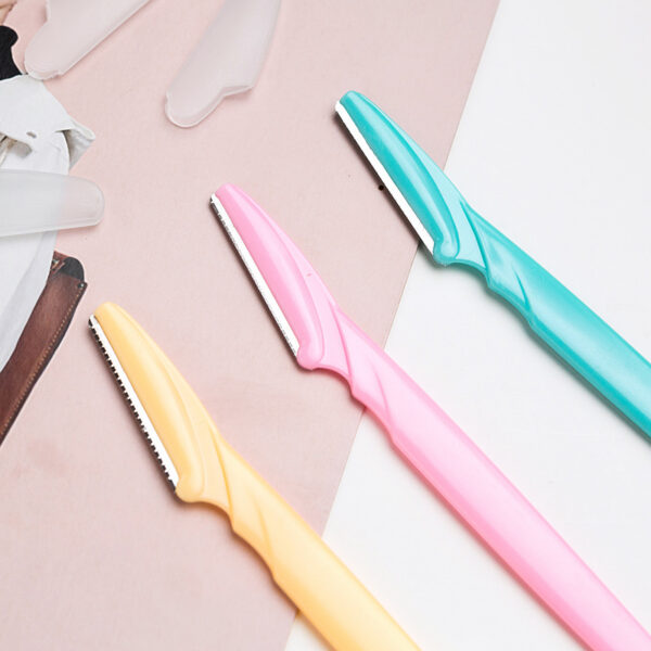 Women's Stainless Steel Facial & Eyebrow Razors - Image 3