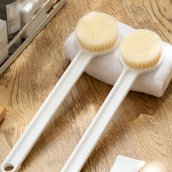 Long Handle Bath Brush for Exfoliating and Body Cleansing - Image 7