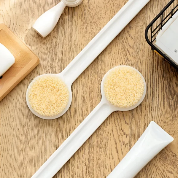 Long Handle Bath Brush for Exfoliating and Body Cleansing - Image 3