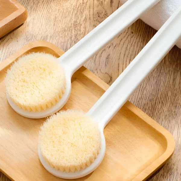 Long Handle Bath Brush for Exfoliating and Body Cleansing - Image 6