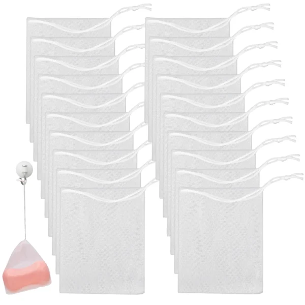 Hangable Foaming Mesh Soap Pouch - Image 6