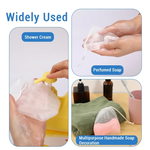 Hangable Foaming Mesh Soap Pouch - Image 3