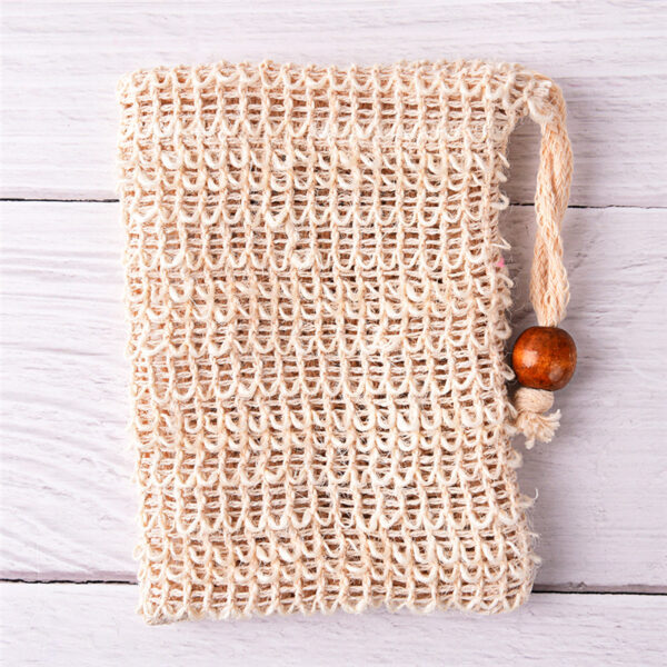 Eco-Friendly Sisal Soap Saver Pouch - Image 3
