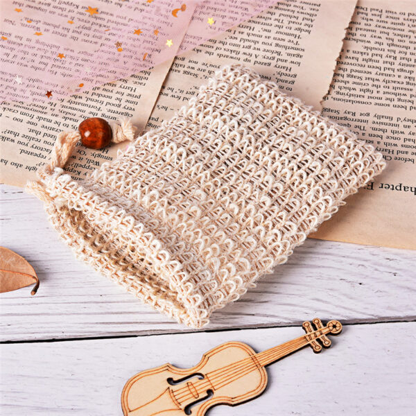 Eco-Friendly Sisal Soap Saver Pouch - Image 2