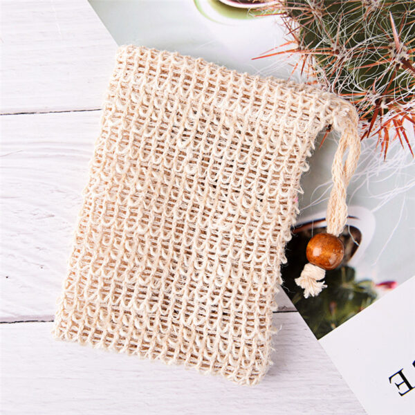 Eco-Friendly Sisal Soap Saver Pouch - Image 5
