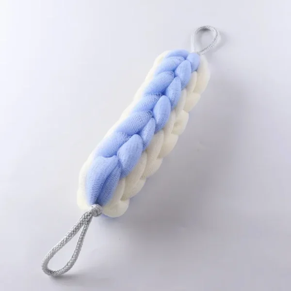 Luxurious Mesh Bath Scrubber with Body Massage Brush - Image 5