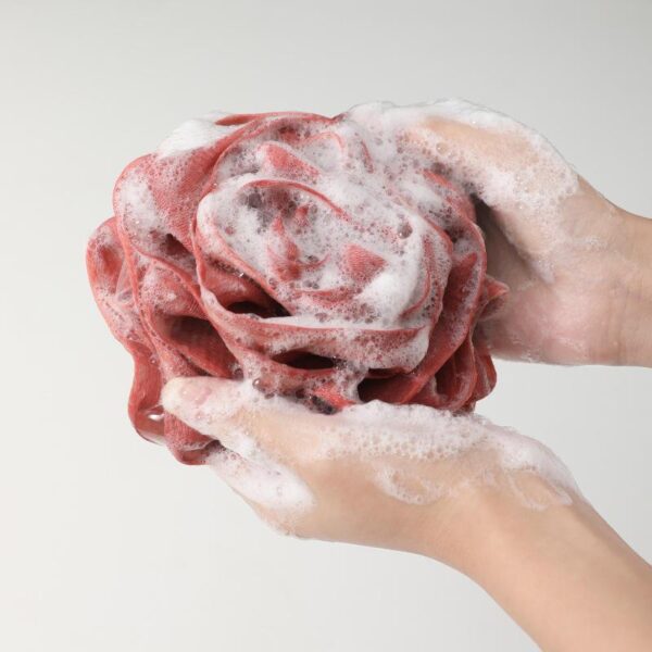 2pcs Flower Shape Shower Puff Bath Loofah Sponge - Image 2