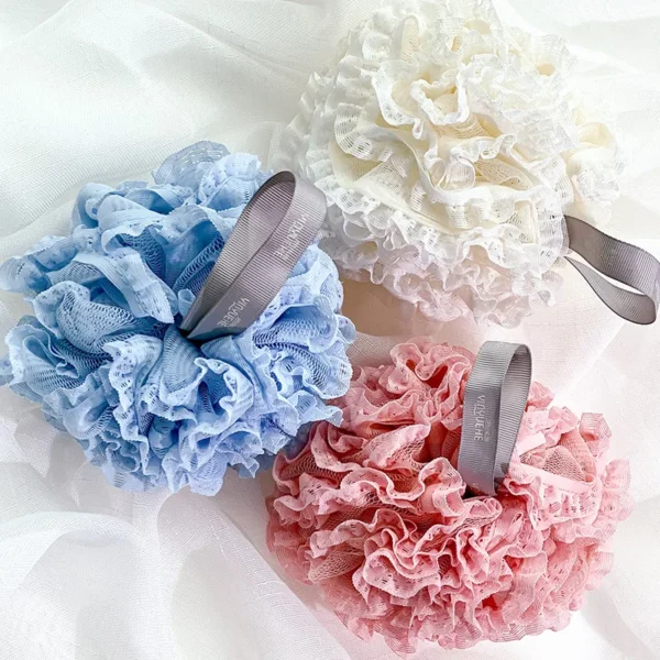 Extra Large Soft Lace Bath Sponge - Image 2