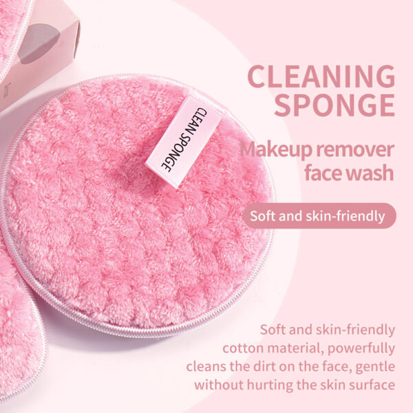 3Pcs Reusable Makeup Removal Sponge Set - Image 2