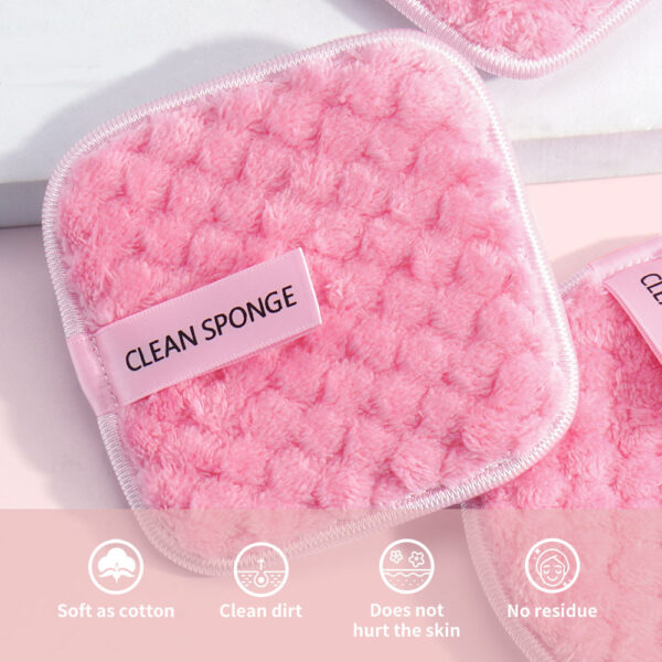 3Pcs Reusable Makeup Removal Sponge Set - Image 7