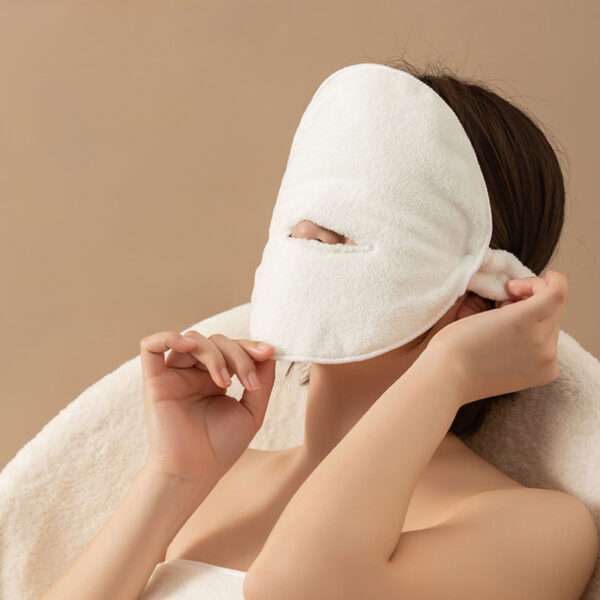 Hot Compress Facial Towel Mask for Moisturizing and Skin Care - Image 3