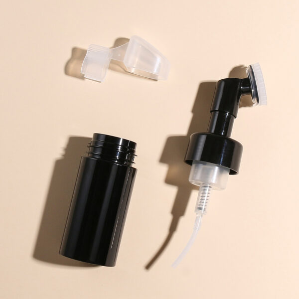 100ml Empty Foam Cleanser Bottle with Brush Pump Dispenser - Image 5
