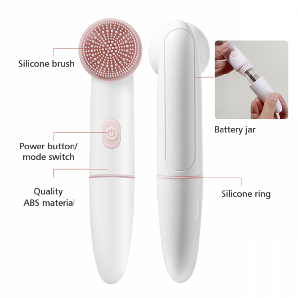 2-in-1 Electric Facial Cleansing Brush & Pore Cleanser - Image 6