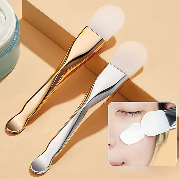 Double Head Silicone Facial Mask Brush - Image 2