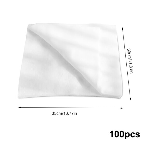 100Pcs Cotton Gauze Face Care Wipes - Image 5