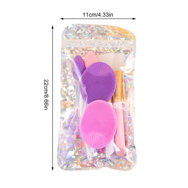 6Pcs Silicone Exfoliating Facial Cleansing Brush Set - Image 7