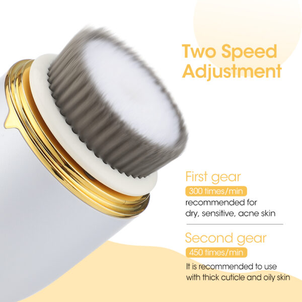 Ultrasonic Electric Facial Cleansing Brush 360 Rotate Skin Care Tool - Image 4