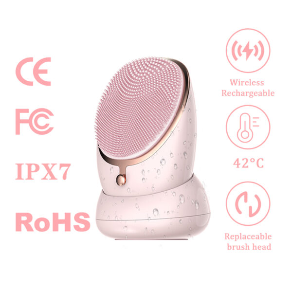 3-in-1 Heated Facial Cleansing Brush - Image 4